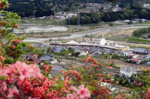 道の駅はなわ遠景