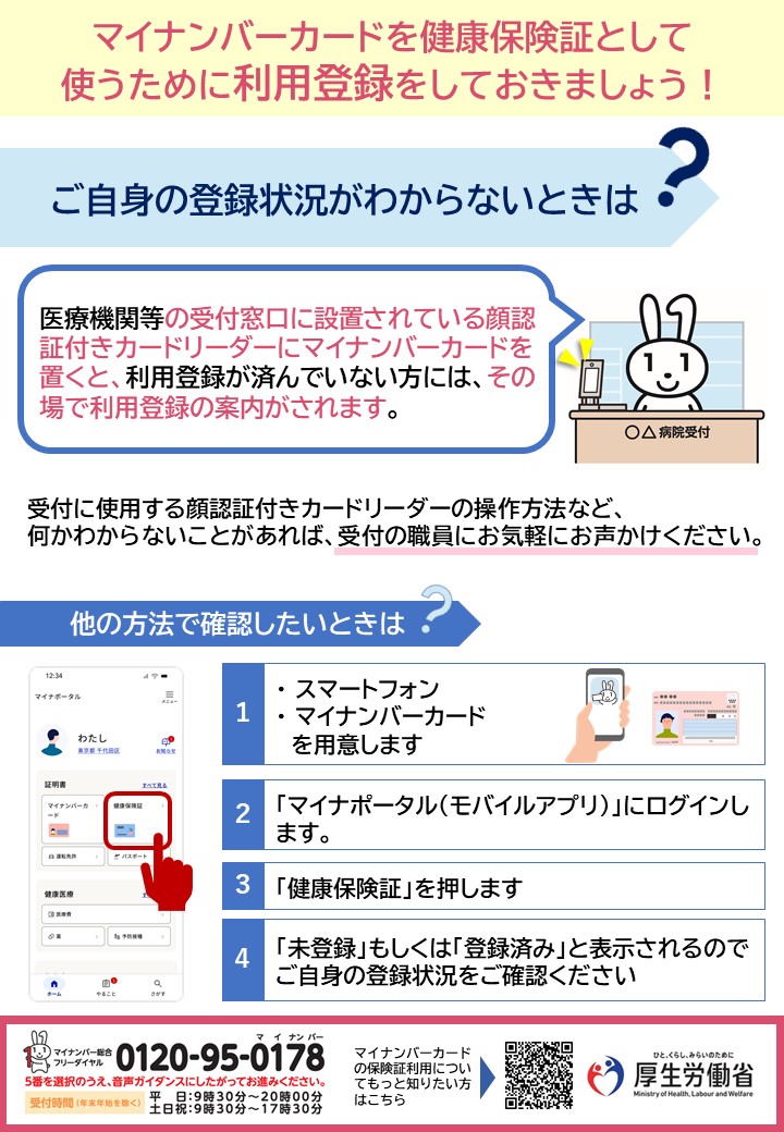 国民健康保険加入者向けリーフレット 裏面