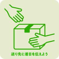 送り先に伝える